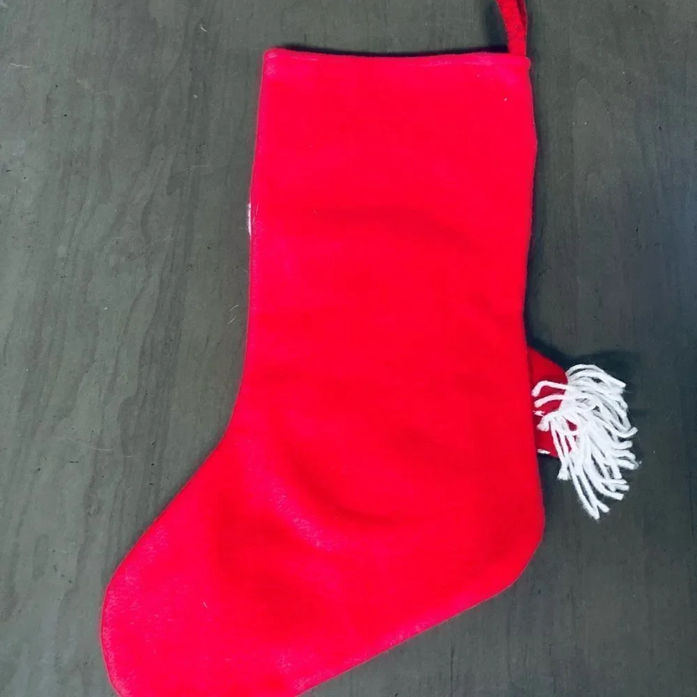 Christmas Woodlands Fox 3-D Plush Stocking